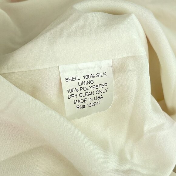 Amanda Uprichard Silk Sleeveless Shift Dress Pink Palm Tree Print Size S - Picture 5 of 10